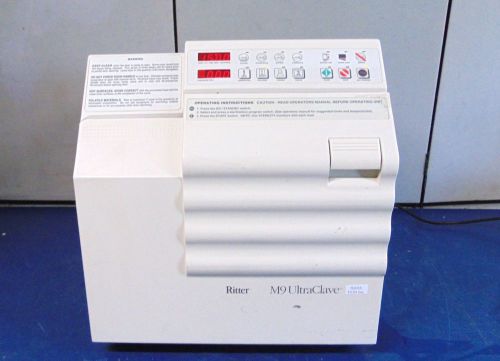 Ritter m9 ultraclave sterilizer-tested by biomedical engineer to work good s2055 for sale
