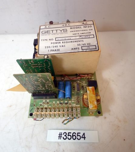 Gettys Model N120 Unidirectional SCR Servo Amplifier (Inv.35654)
