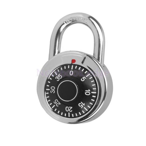 Rotary digit combination code padlock round travel cabinet luggage safe lock for sale