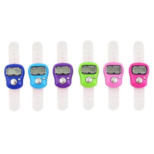 Stitch Marker And Row Finger Counter LCD Electronic Digital Tally Counter DE