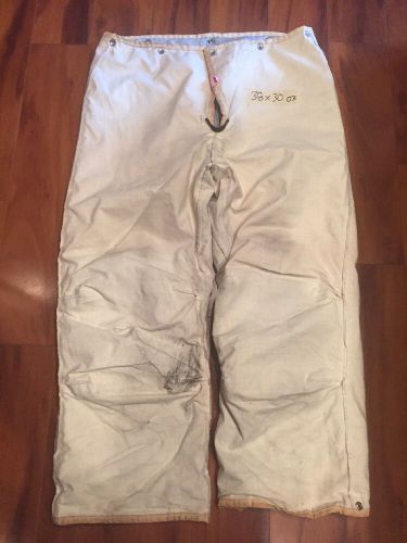 Firefighter Turnout Bunker Gear Pants Globe 38-W x 30-L 2003 Liner Only