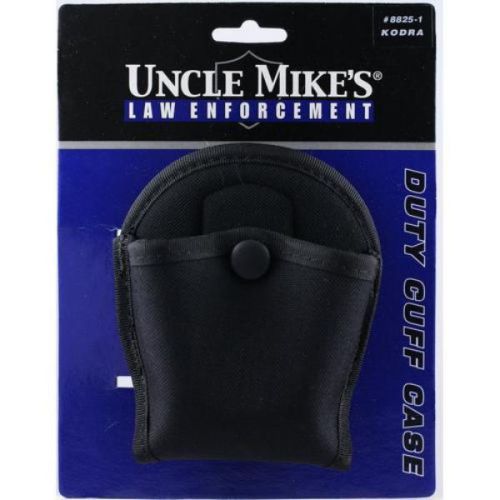 Uncle Mike&#039;S Black Kodra Duty Nylon Web Single Belt Clip Open Cuff Case - 8825-1