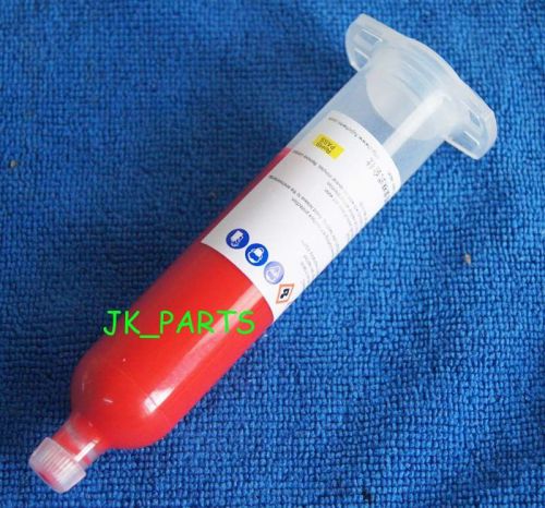 SMD PCB BGA IC Stencil Paste Dispenser Red Glue 40g