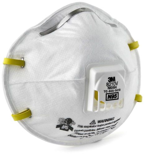3M Particulate Respirator 8210V, N95 Respiratory Protection 20 count