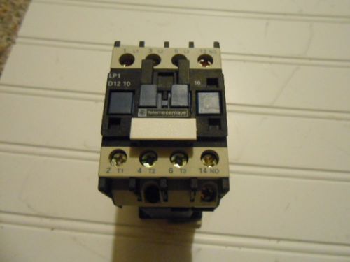 Telemecanique LP1-D1210BD Contactor 24VDC, 5.5kW-400V, 7.5Hp-400V