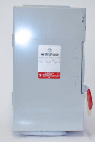 Westinghouse HUN361 3P 30A 600VAC Non Fusible Disconnect Safety Switch
