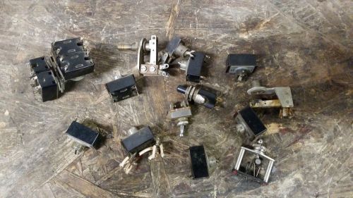 Misc. Lot of Vintage Toggle Switches For Parts Or Repair
