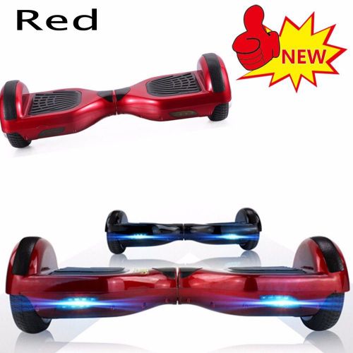 Newest Smart Self Balancing Board Electric Unicycle Scooter balance 2 wheels Red