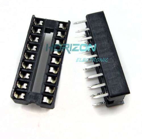 30pcs 18-pin dil dip pcb mount connector new  ic socket for sale