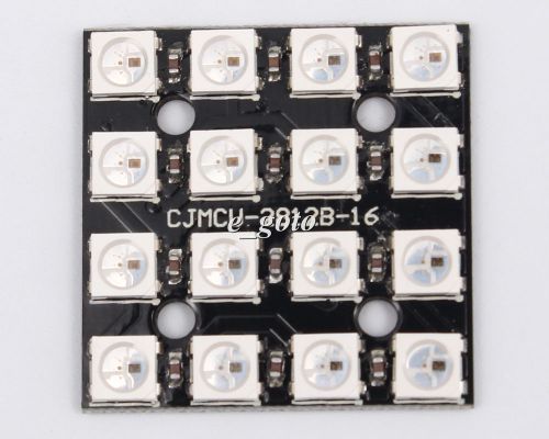 5v 5050 rgb led board ws2812b-4*4 16-bit precise for arduino for sale