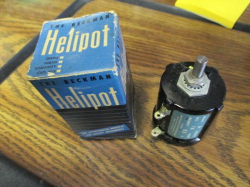 NEW Beckman Helipot Potentiometer Model A 1000 Ohm Linearity .5%