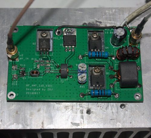 DIY KITS 45W ssb linear power amplifier for transceiver HF radio shortwave