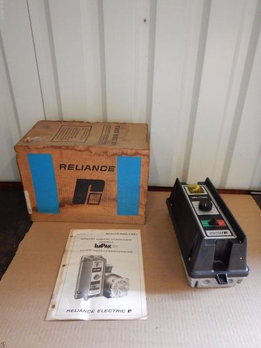 NEW Reliance Electric ImPak Plus DC Direct Current V-S Drive 8C10 NEW 3/4 HP NEW