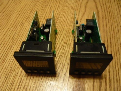 Lot of 2 Red Lion Controls C48CB103 Digital Counters