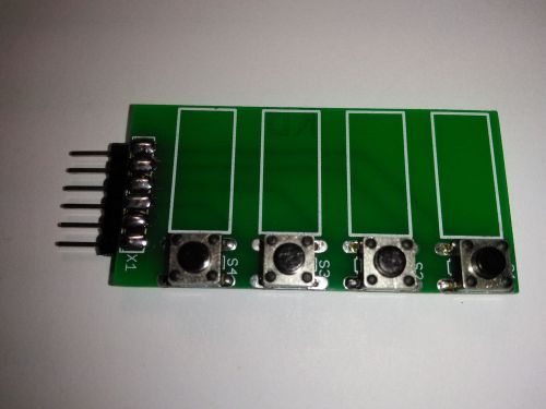 Handy QUAD Buttons for (SBB) solderless bread board prototyping and testing