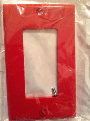 Leviton RED Receptacle /Switch Wall Plate Thermoplastic RED