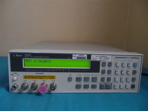 HP Agilent 4268A 120 Hz/ 1 kHz Capacitance Meter