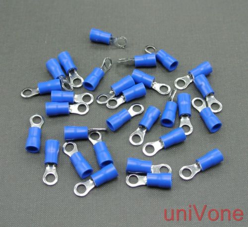 INSULATED #8 RING TERMINAL CRIMP 16/14 CONNECTOR.100pcs
