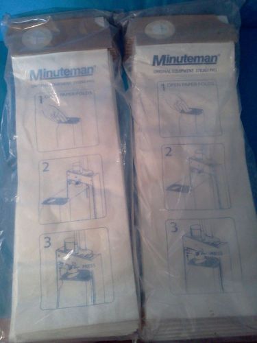 20 Minuteman Original Equipment Vacuum Bags Model 370202