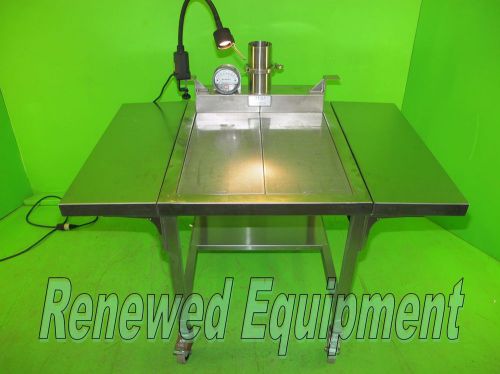 Tbj 32-26 stainless steel downdraft surgery surgical table #8 guage light for sale