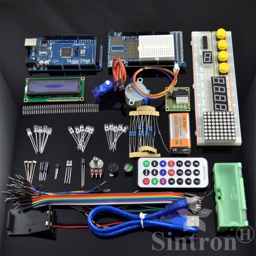 [Sintron] MEGA 2560 Upgrade Kit + Motor LCD Servo Module for Arduino Starter