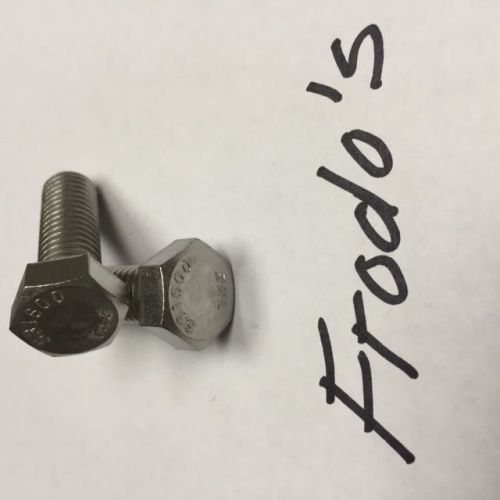 1/4-20 x 1  NC Hex Cap Screw 316 Stainless Steel 200 count