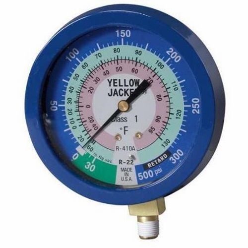 Yellow jacket 49516 3-1/2 liquid filled pressure r22/r410a for sale