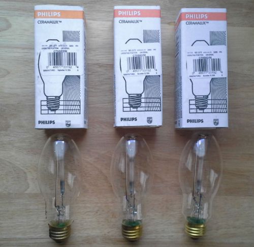 Lot of 3 philips sodium light bulb new ceramalux 70watt c70s62/m high pressure for sale