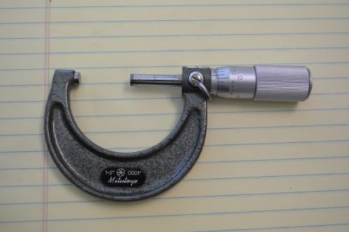 MITUTOYO 1-2&#034; MICROMETER TOOL ONLY