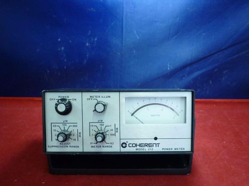 Coherent laser power meter, model 212 for sale
