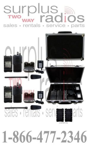 Padded aluminum carry racing case protects two way radios &amp; accessories 36870 for sale