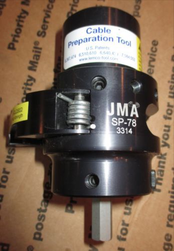John Mezzalingua JMA CABLE PREPARATION TOOL SP-78 3314 From RIDGID Kit