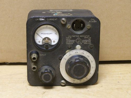 Vintage General Radio Type 874-VI Voltmeter Indicator