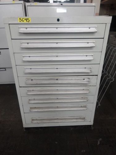 Lyon MSSII Tooling Cabinet 29&#034; x 30&#034; x 44&#034; with 9 Drawers &amp; Dividers