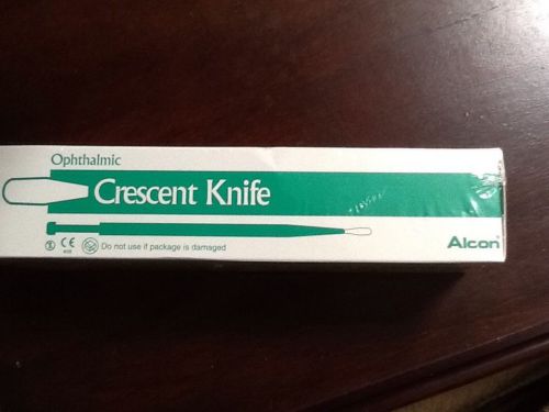 Crescent Knife,Opthalmic Scalpel,Box of 6 Straight,Satin 8065990001