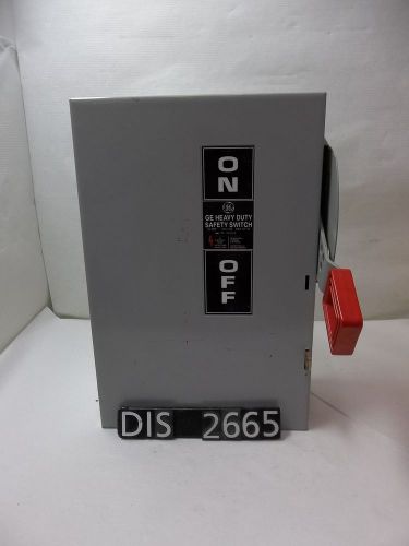 GE 600 Volt 30 Amp Fused Disconnect (DIS2665)