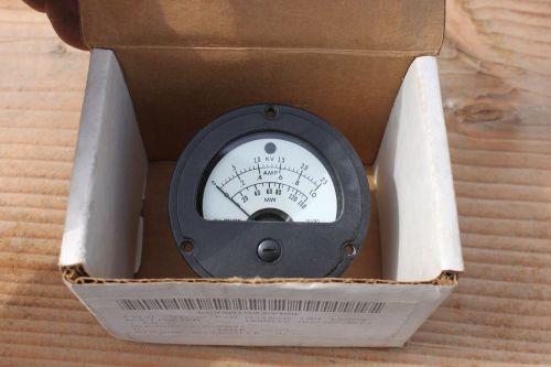 ammeter gauge KV, AMP, MW