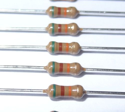 10  pcs 1.2 (1R2)  ohm 1/4W, 5% carbon film resistors.
