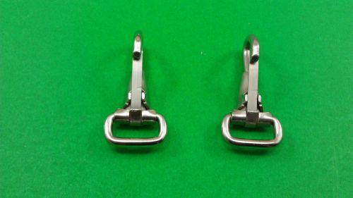 2 MINIATURE TINY SPRING SAFETY HOOKS FOR DIFFERENT PURPOSES
