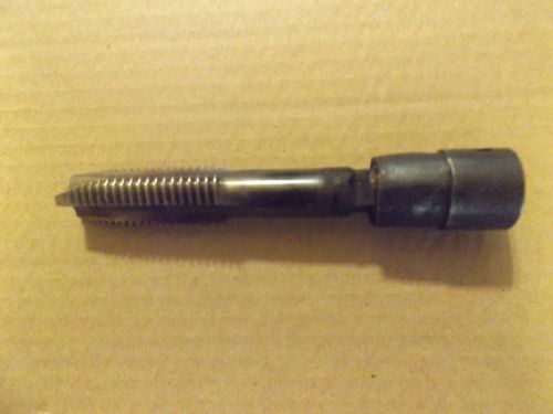 3/4&#034; - 10 thread tap with 1/2&#034; drive socket welded on end 5 3/8&#034; long 3 flute for sale