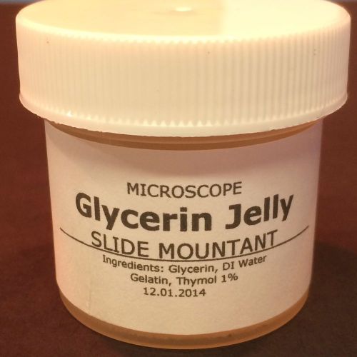 Glycerin Jelly Microscope Slide Mountant (Zeiss, Leitz, Olympus, Nikon, etc.)