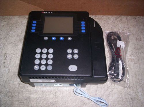 Kronos 4500 digital time clock with battery backup 8602800-501 guaranteed for sale