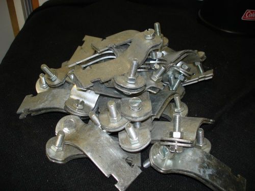 Unistrut 2&#034; ip pipe clamps for cast iron,iron pipe,steel,conduit #2007phd qty 32 for sale