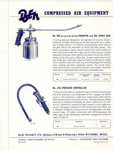 Brochure B.E.N. Compressed Air Equipment