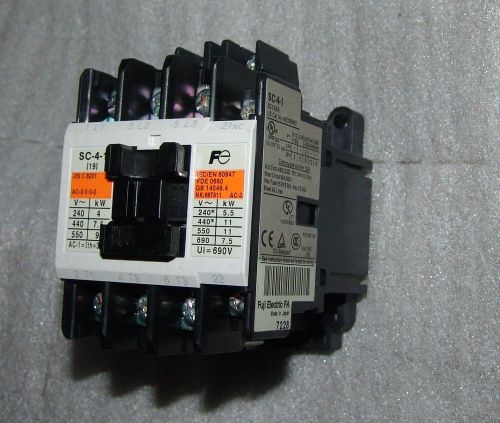 Electrical contactor fuji sc-4-1 10hp 110v coil for sale