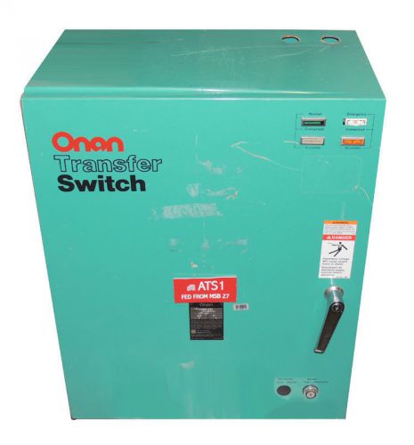 Amat onan cummins automatic transfer switch otcu 277v/480v 125a 3-ph/ warranty for sale