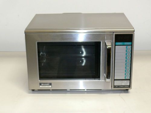 Sharp Stainless Steel Commercial Microwave Oven 1200W Model R-22GT-F