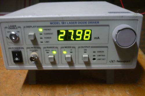 NEWPORT LASER DIODE DRIVER 501 must read ad