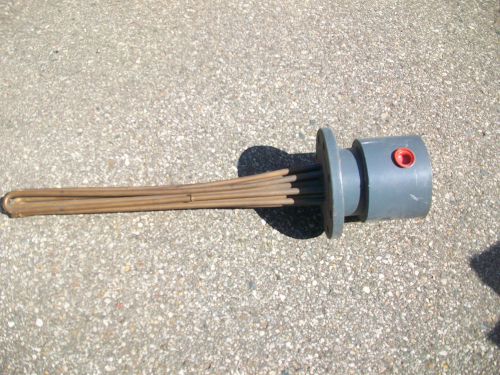 Tempco TFP01266 Flanged Immersion Heater  24k Watts   27&#034;    35.5&#034; Overall