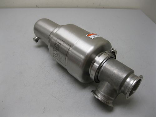 2&#034; ladish ss tri-clover 241tr tri-flo air-actuated angle valve c18 (1877) for sale